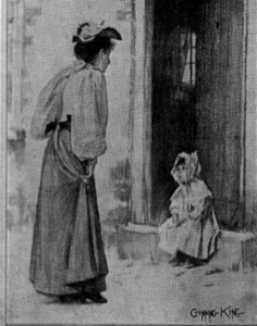 Nineteenth century ladies’ sanitary inspector (one of the first health visitors).